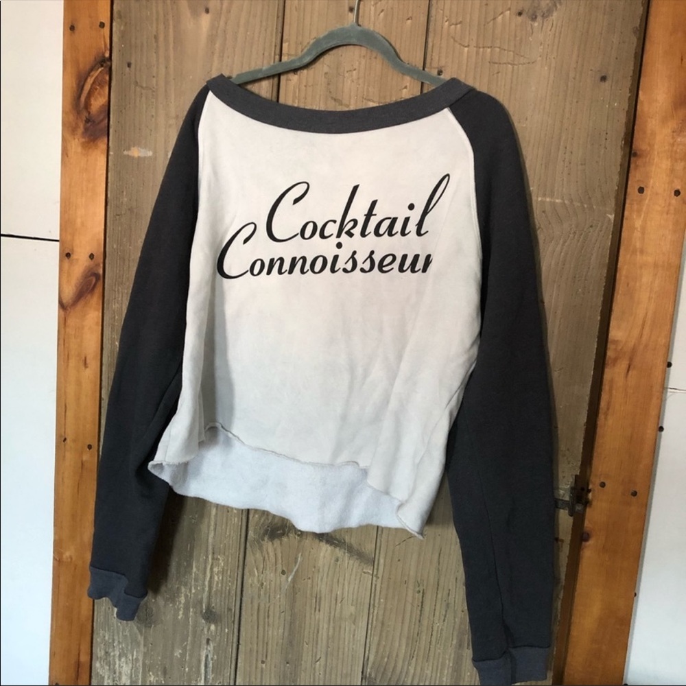 Wildfox crop sweater shirt